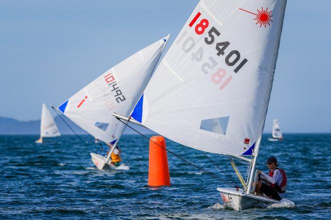 SPS15 Junior Series Laser Radial Felix Prince - Sail Port Stephens’ junior one-sail series © Saltwater Images